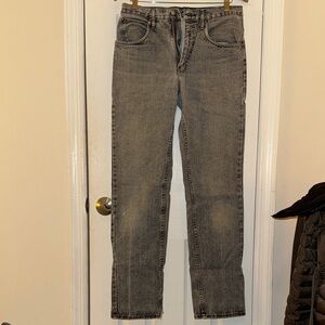 Women's Straight Fit Gray Denim Jeans
